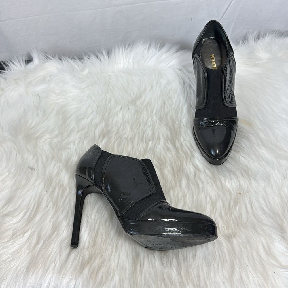 Bruno Frisoni Women's Elegant Black Patent Leather‎ Women's Pumps Sz 38/US 8